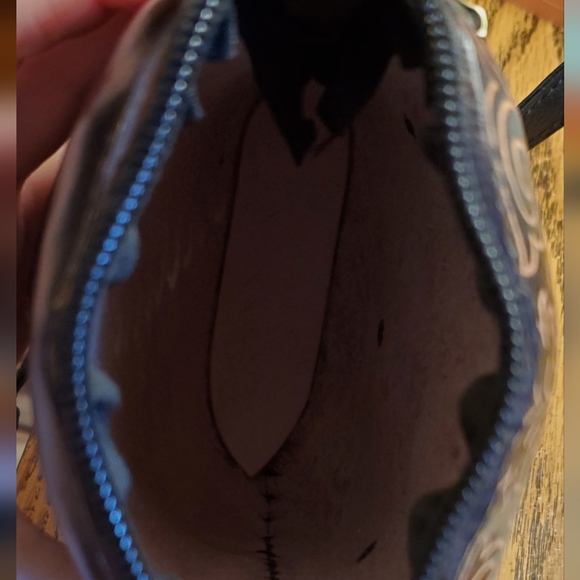 Handmade Leather Tree of Life Purse - Picture 3 of 5